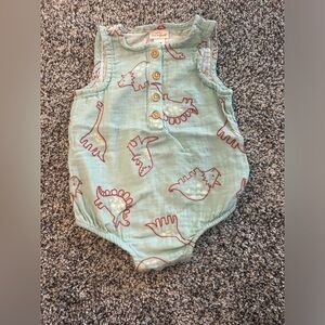 NWOT Baby Boy Gauze Romper